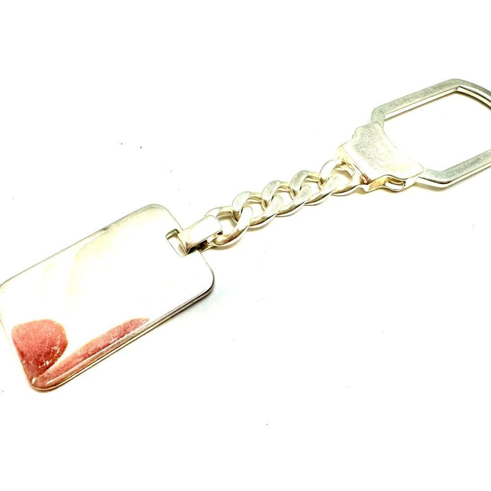✨ MADE IN ITALY – SOLID .925 STERLING SILVER LUXURY KEYCHAIN ✨